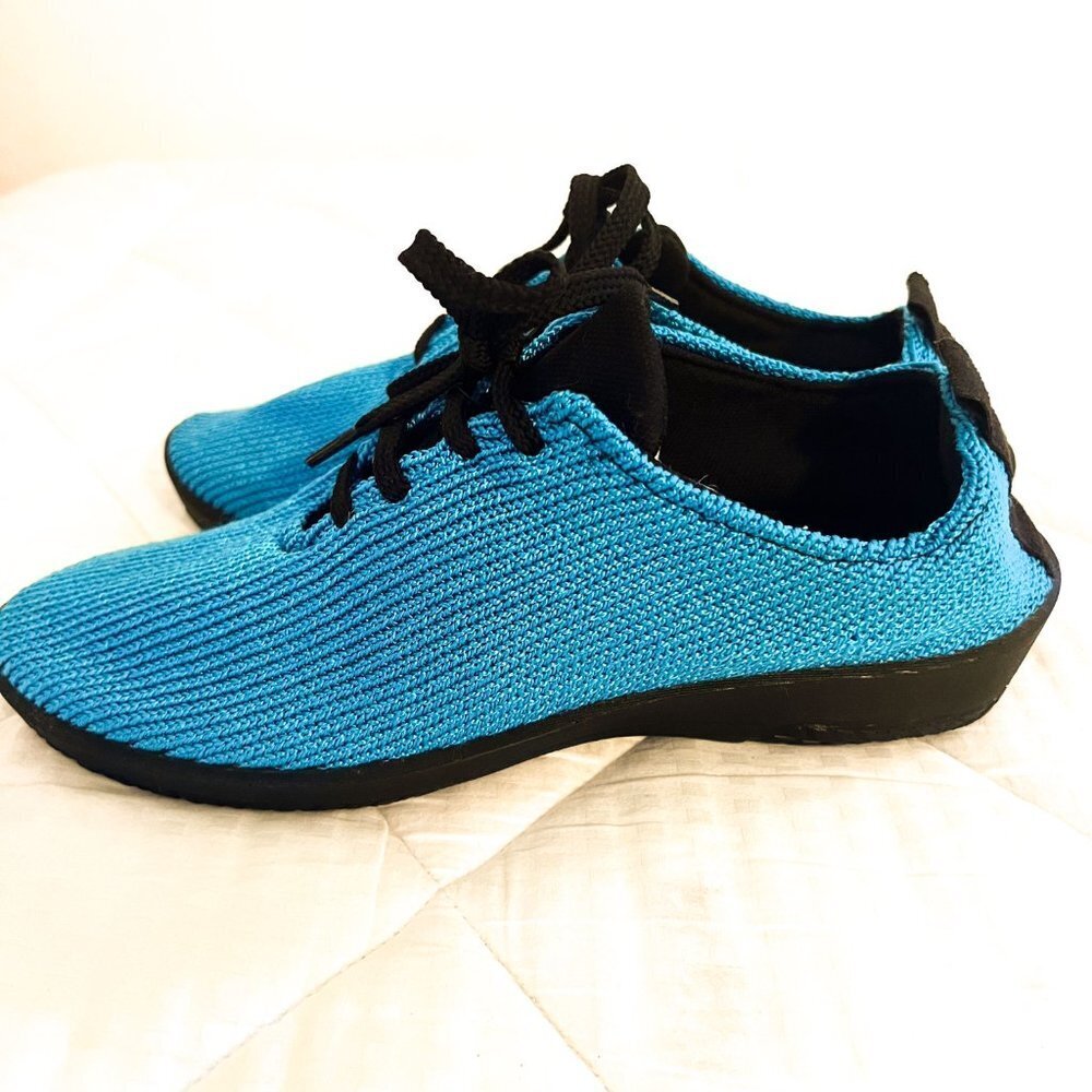 New Arcopedico LS Turquoise Knit Travel Walking Shocks Sneakers Size10 EU41 - Picture 8 of 11